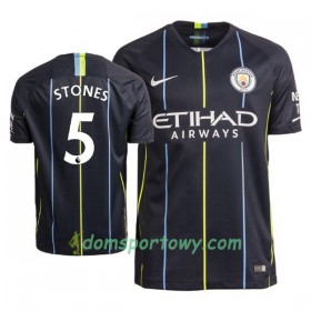 Koszulka Manchester City Stones 5 Wyjazdowe Koszulki Piłkarskie 2018-2019 Krótki Rękaw